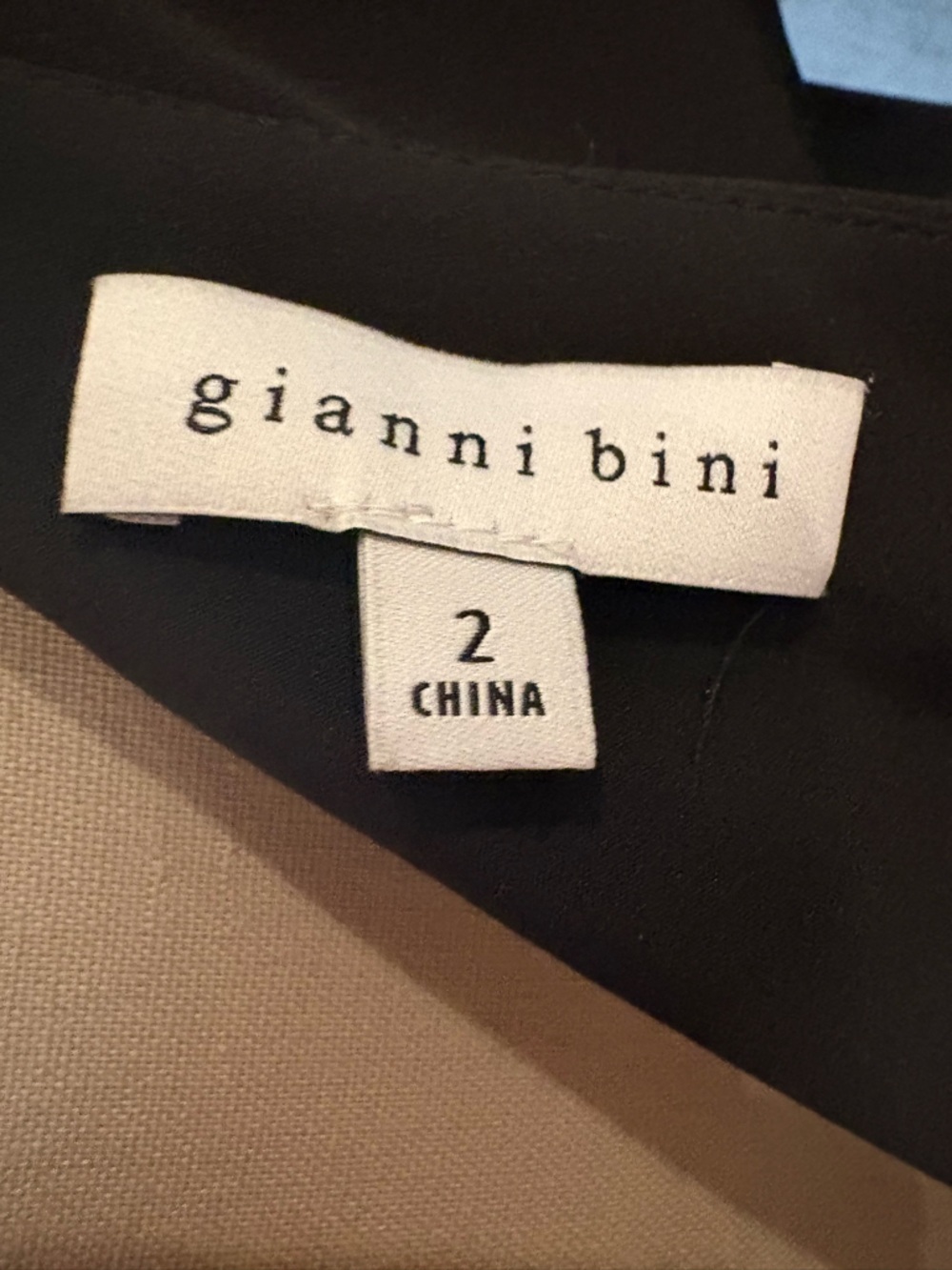 Gianni Bini One-Shoulder Black Cocktail Dress with Draped Bow - Picture 6 of 6